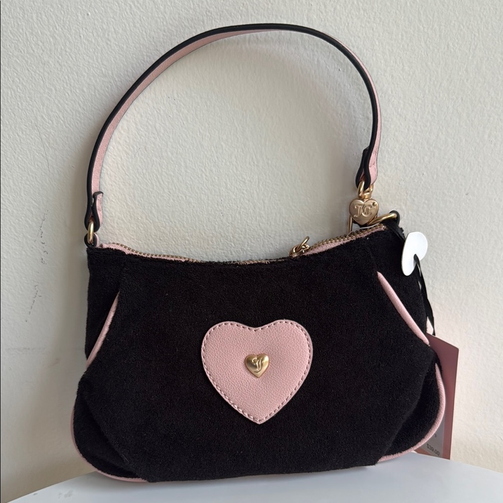 Juicy Couture Black and Pink Satchel with Gold Hardware - Picture 5 of 17